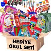 FABER HEDİYELİK FULL OKUL SETİ KURU SULU PASTEL KEÇELİ BOYA ÇANTA - 1