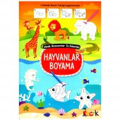 MİNİK RESSAMLAR İŞ BAŞINDA RESİM VE ÇİZGİ ÖĞRETİCİ HAYVANLAR BOYA - 1