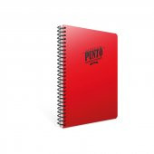 GIPTA PUNTO 40 YAPRAK A4 ÇİZGİLİ DEFTER SİPRALLİ PLASTİK KAPAK - 1