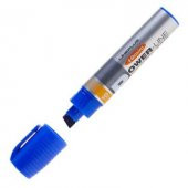 LİNEPLUS PERMANET MARKER KOLİ KALEMİ KESİK UÇ 10MM MAVİ - 1