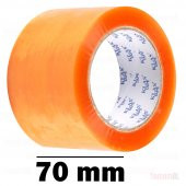 70mm x 100 METRE ŞEFFAF GENİŞ KOLİ BANDI KLAS BANT Rock HOTMELT - 1