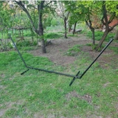 Metal Hamak Ayağı Boru Metal Hamak Demiri | Siyah Renk - 2
