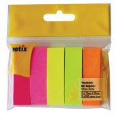 umix PAGE MARKER 5 RENK KAĞIT 15X50 MM (KALİTELİ) KALIN - 1