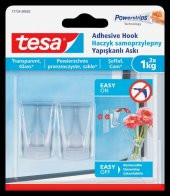 TESA (ALMAN MARKASI) SÖK YAPIŞTIR 2 li ŞEFFAF ASKILIK 77735 - 1