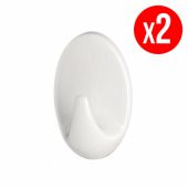 TESA (ALMAN MARKASI) BEYAZ 2li KENDİNDEN YAPIŞKANLI ASKILIK 66602 - 2
