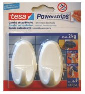 TESA (ALMAN MARKASI) SÖK YAPIŞTIR 2 ADET OVAL BEYAZ ASKI 58013 - 4