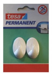 TESA (ALMAN MARKASI) BEYAZ 2li KENDİNDEN YAPIŞKANLI ASKILIK 66602 - 5