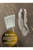 Process PVC Pimapen Kapı Menteşesi Pls Metal Destekli 90mm Antrasit (6 Adet) VİDALAR DAHİL - 3