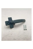 EVA PLAST Pencere Kolu PVC / Plastik Antrasit 3 Adet - 3