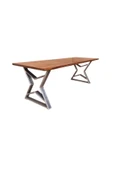 Yıldız Metal Masa Ayağı / Siyah / 2 Parça / 60x5x70(h)cm - 2