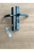 EVA PLAST Pvc Pimapen Plastik Kapı Kolu (ODA) Plastik Kapı Kolu / Antrasit 2 Adet - 4