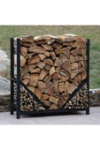 DEKOR Kare Şömine Soba Odunluk  Metal  Siyah  125x40x125(h), AN0186 - 2