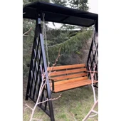 Bahçe Salıncağı | 3 Kişilik Ahşap Teras Salıncağı - 1