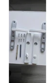 Van Aks Meşe Yapı KAPI KOL PVC WC İÇİN BEYAZ - 2
