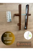 ÖZFIRAT PVC YAPI Pvc Pimapen Plastik Kapı Kolu Tuvalet(WC) / Banyo Plastik Kapı Kolu / Kahverengi (ALTINMEŞE) 1 Adet - 2