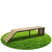 Bahçe Oturma Bankı Park Alanı Eğimli Bank - 2