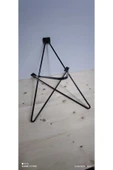 DEKOR "Yıldız" Sehpa Ayağı / Metal / Siyah - Çap 35cm - 3