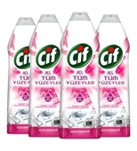 Cif Jel Tüm Yüzeyler İçin Çamaşır Suyu Katkılı Çiçek Ferahlığı 750 Mlx4 - 1