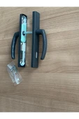 EVA PLAST Pvc Pimapen Plastik Kapı Kolu (ODA) Plastik Kapı Kolu / Antrasit 2 Adet - 3