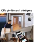 Urfakent Çift Lens 10X Hibrit Zoom Wifi Solar Mini PTZ Kamera - 3
