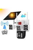 Urfakent 4G Solar Kamera Çift Kameralı Sim Kart İle Çalışan Güneş Enerjili Kamera(Hafıza Kartı Dahildir) - 1