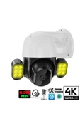 Urfakent 4k Ip Poe Kamera Dış Mekan 8mp Ir 40m Ptz Speed ??dome Kamera Hafıza Kartı Dahildir Hediyelidir - 1