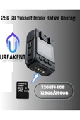 Urfakent Gece Görüşlü Ekranlı Yaka Kamerası 64 GB Dahili Hafıza - 4