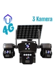 Urfakent 3 Kameralı 4G Solar Kamera Sim Kart İle Çalışan Güneş Enerjili Kamera - 1