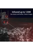 Urfakent İcsee 6 MP Çift Kameralı 36X Optik Zoom Büyük Kasa PTZ Wifi Kamera(Hafıza Kartı Dahildir) - 4