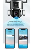Urfakent 4g Solar Kamera 4k 8mp Çift Lensli Hareket Takipli 10x Optik Zoom Hafıza Kartı Dahildir - 3