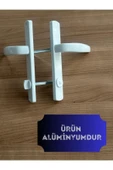 ÖZFIRAT PVC YAPI Alümünyum Kapı Kolu / Tuvalet(WC) / Banyo Alümünyum Kapı Kolu / Beyaz 2 Adet - 4