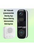 Urfakent 2K Kapı Zili Wifi Akıllı Kamera Geniş Açı - 4