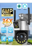 Urfakent İcsee 6 MP Çift Kameralı 36X Optik Zoom Büyük Kasa PTZ Wifi Kamera(Hafıza Kartı Dahildir) - 6
