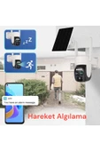 Urfakent Çift Lens 10X Hibrit Zoom Wifi Solar Mini PTZ Kamera - 2