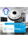 Urfakent V380 360 Görüşlü Smart Wifi Kamera İç Mekan Ve Asansör Kamerası - 4