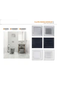 Process Menfez 65x65 Cm Banyo / Wc Havalandırma Menfezi / Plastik Beyaz Renk - 5