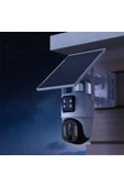 Urfakent 4G Çift Kameralı Geniş Açılı 10X Hibrit Zoom Solar Kamera(Hafıza Kartı Dahildir) - 6