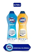 ABC Sıvı Krem Limon 750 ml Amonyak 750 ml 2 Adet - 1