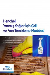 HENCHELL YANMIŞ YAĞLAR İÇİN GRILL VE FIRIN TEMİZLEME MADDESİ 1KG - 2