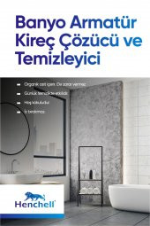 HENCHELL BANYO VE ARMATÜR TEMİZLEYİCİ KİREÇ ÇÖZÜCÜ 750ML X3 - 3