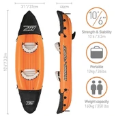 Bestway Hydro Force Lite-Rapid X2 Inflatable Kayak Şişme Kano - 7