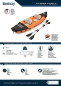 Bestway Hydro Force Lite-Rapid X2 Inflatable Kayak Şişme Kano - 8