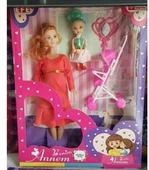 OYUNCAK MODEL BEBEK ANNELİ KIZLI AYAKKABILI - 1
