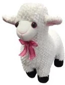 SEVİMLİ PELUŞ KUZU OYUNCAK - 1
