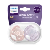 Ultra Soft Emzik 0-6 Ay, 2'li Paket, Kız - 1