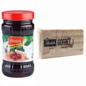 AKTÜRK 380 GR VİŞNE REÇELİ VE 200 GR AKTÜRK KAKAOLU GOFRET - 1