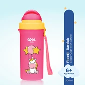 896 Wee Baby Pipetli Bardak Pembe 300ml - 2