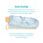Anne Yanı Bebek Reflü Yatağı Yeşil - 2