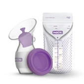 Tekli Manuel Göğüs Pompası ve 25'li Anne Sütü Saklama Poşeti - 1