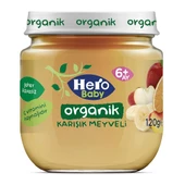 Organik Karışık Meyveli Kavanoz Mama 120 gr - 1